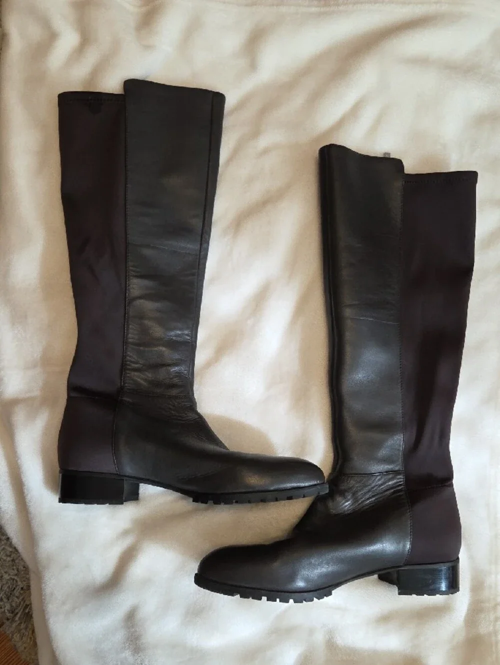 Nine West Black Over-the-Knee Zip Riding Boots